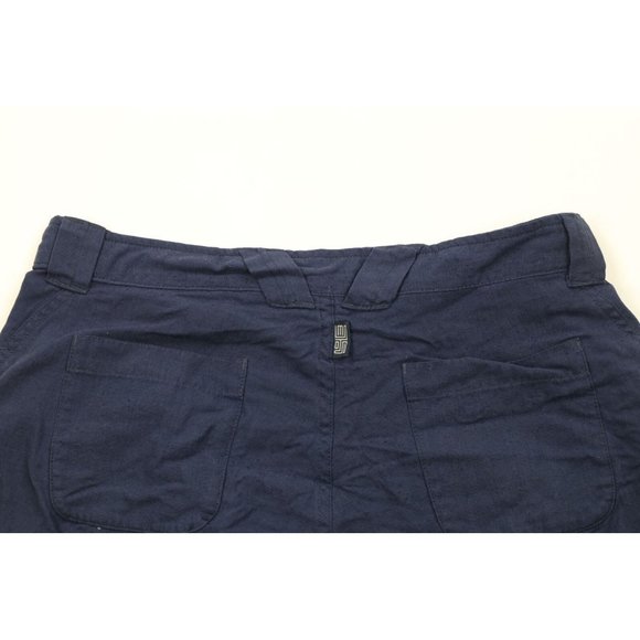 Vintage Nike Limited Edition Mens Large Faded Above Knee Cargo Shorts Navy Blue - Picture 10 of 12